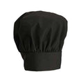 CH-13BK Winco 13" Black Chef Hat w/ Adjustable Velcro Closure-WINCO