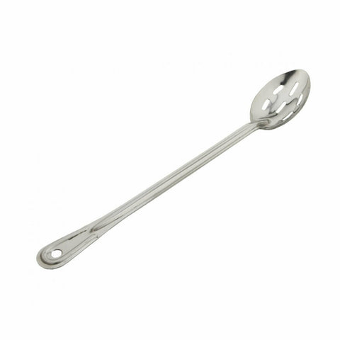 SL18 Libertyware Basting Spoon, 18\" slotted, stainless steel, mirror polished finish