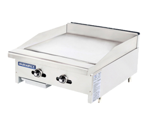 TATG-24 Turbo Air 24" Gas Griddle - Thermostatic, 1" Steel Plate-Turbo Air