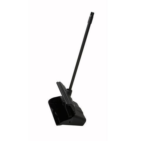 Winco DP-13C 13" Lobby Dust Pan with Wind Break Cover