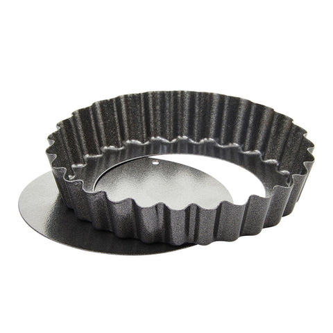 Fqp-4 Winco Quiche Pan Set, 4" Dia. X 3/4"H, Round, Fluted-WINCO