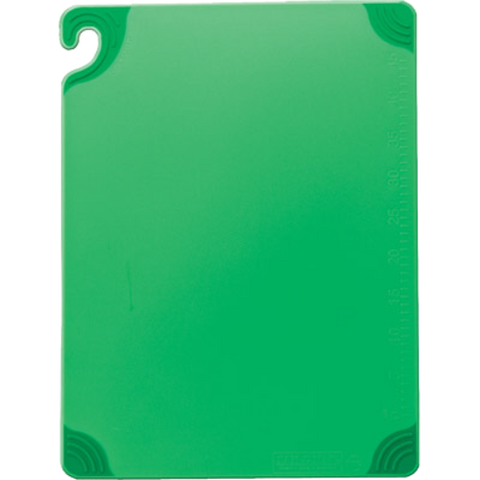 CBG912GN CFS Brands 9" x 12" x 3/8" Saf-T-Grip  X-Pediter Green Cutting Board