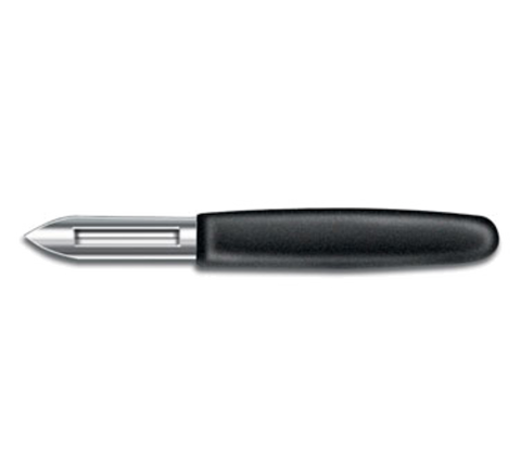 Victorinox 5.0203.S Straight Edge Vegetable Peeler with Black Polypropylene Handle