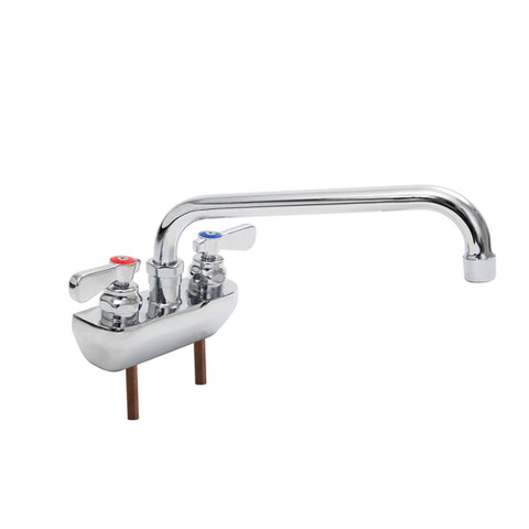 John Boos PBF-4SM2-10LF-X 10" Swing Spout Heavy Duty Splash Mount Faucet