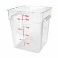 PLSFT018PC Thunder Group 18 Qt. Clear Square Food Storage Container-Thunder Group