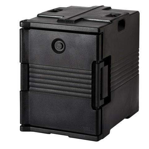 Cambro UPC400110 Ultra Pan Carrier - Black Front-Loading Insulated Food Pan Carrier