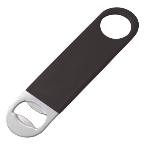 CO-301PK Winco 7" Black PVC Coated Bottle Opener