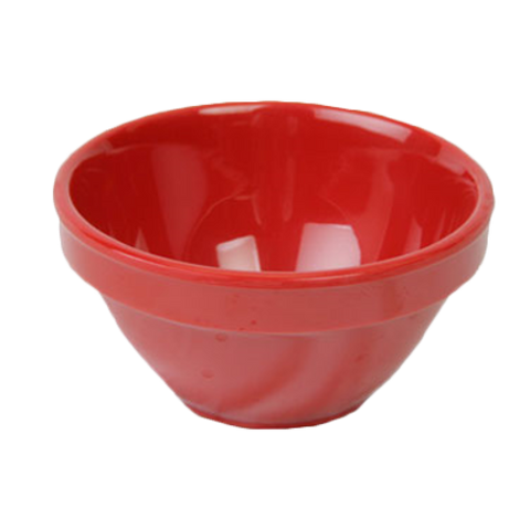 CR313PR Thunder Group 8 Oz. Pure Red Melamine Bouillon Cup