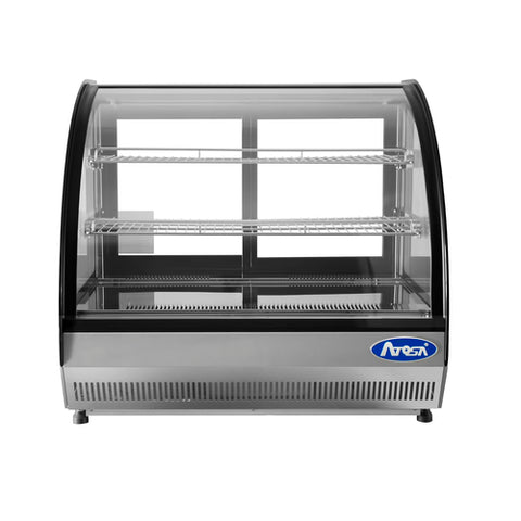 Atosa CRDC-35 Countertop Refrigerated Curved Display Case, 3.5 cu. ft.