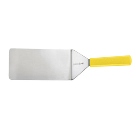 Mundial Y5682 5600 Series 8x4 Inch Solid Stainless Steel Turner with Yellow Handle