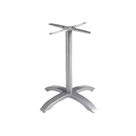 Grosfillex US740009 Eco-Fix Central Base 26" x 26" Aluminum Table Base for Indoor/Outdoor Use