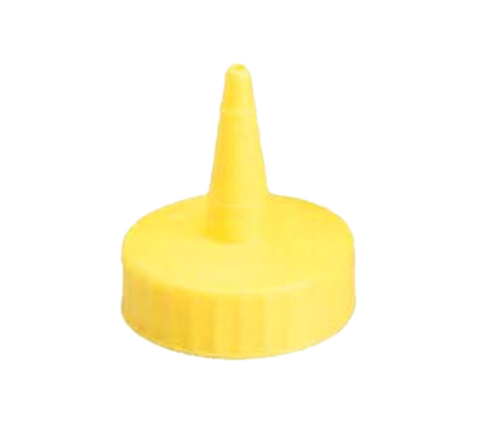 Tablecraft Products 100TM Yellow 38 mm Cone Squeeze Bottle Top