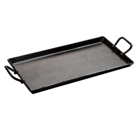 Lodge Manufacturing CRSGR18 Seasoned Carbon Steel Griddle, 18 x 10 in