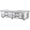 TRCB-82-86-HC True 82" 4-Drawer Refrigerated Chef Base w/ 86" Extended Top-True MFG Co.