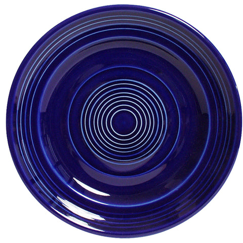 Tuxton China CCA-120 Concentrix 12" Cobalt Wide Rim China Plate