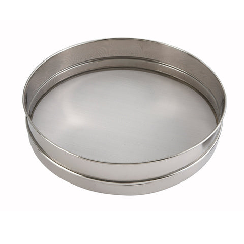Winco SIV-10 Stainless Steel Sieve, 10" Diameter with No. 20 Mesh