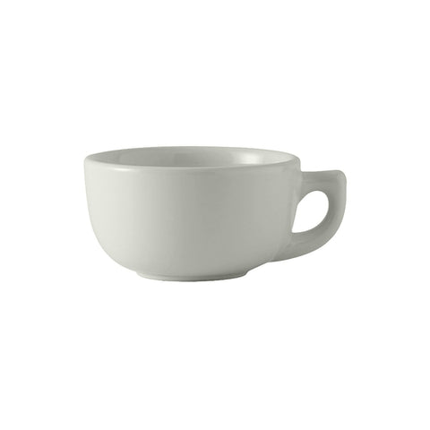 Tuxton China BWF-1402 14 oz. White Jumbo China Cappuccino Cup