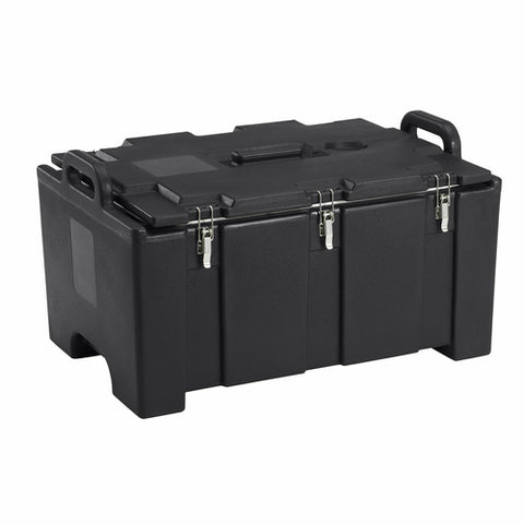Cambro 100MPC110 Camcarrier 100 Series Black Top-Loading Insulated Food Pan Carrier
