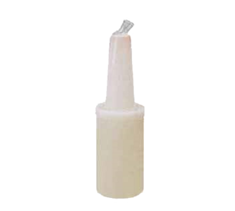 TableCraft 8032W PourMaster Complete 1 Qt. White Pour Bottle with Spout and Cap