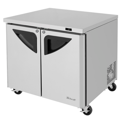 TUF-36SD-N Turbo Air 36" 2 Door Super Deluxe Undercounter Freezer-Turbo Air