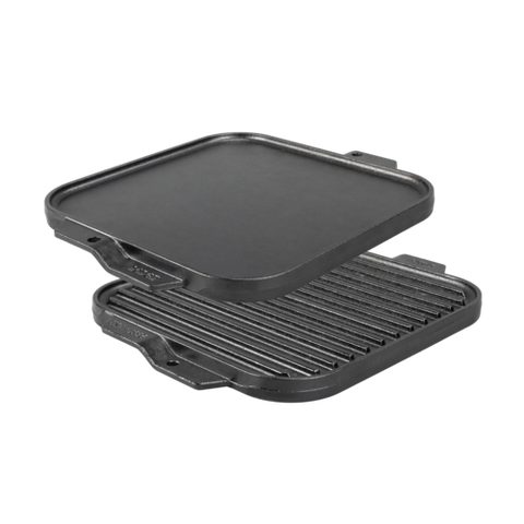 Lodge LSRG3 10.5" Single Burner Reversible Cast Iron Grill/Griddle