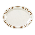 AD212AA Thunder Group 12" x 9" Arcadia Melamine Oval Platter-Thunder Group