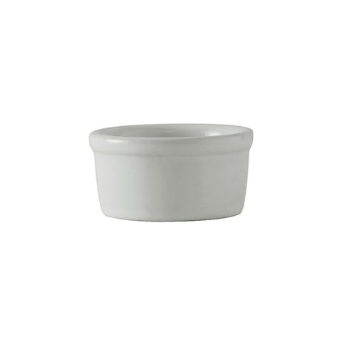 Tuxton China BWX-025 DuraTux White 2.5 oz Smooth China Ramekin