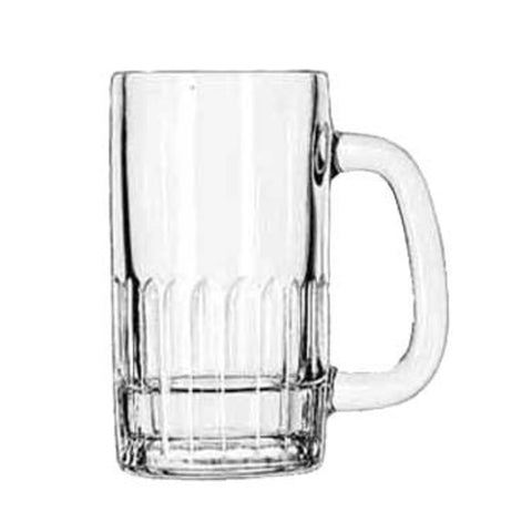 Libbey Glass 5309 Clear 12 oz Beer Mug with Handle