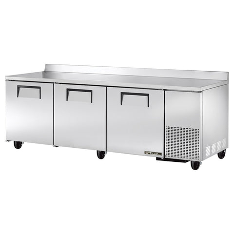 True Manufacturing TWT-93-HC Three-Section Worktop Refrigerator