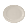 TNR-041 Tuxton Nevada 8-1/2" x 6-7/8" Eggshell Narrow Rim Oval China Platter-Tuxton China