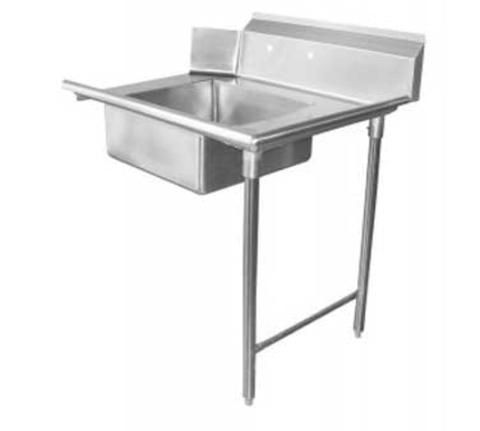 DT48S-R GSW 48" Right Soiled Dishtable w/ 8" Backsplash