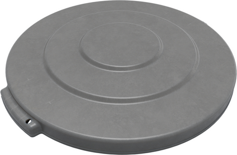 CFS Brands 84101123 Bronco Round 10 Gallon Waste Bin Lid, Gray