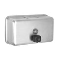 424-SSB Alpine Industries Horizontal Wall Mount Soap Dispenser-ALPINE INDUSTRIES