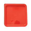 PLSFT0608C Thunder Group 6 & 8 Qt. Red Square Food Storage Cover-Thunder Group