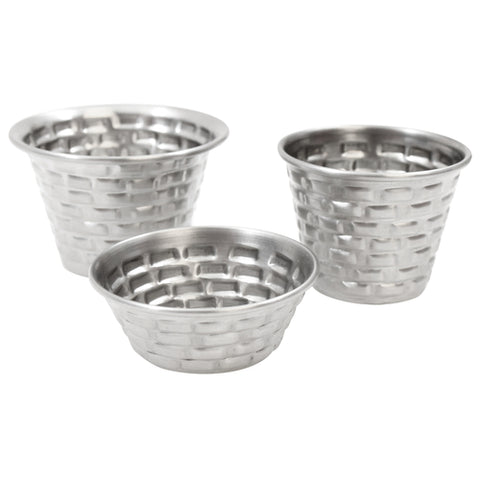 GRSS2 Tablecraft 2-1/2 Oz. Stainless Steel Ramekin