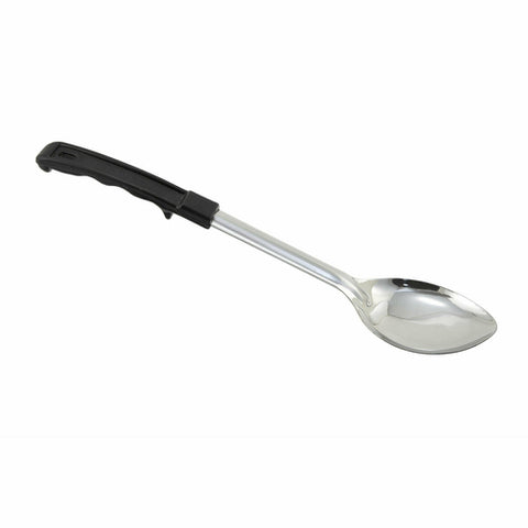 BHOP-13 Winco 13" Heavy-Duty Solid Basting Spoon w/ Hang Hook