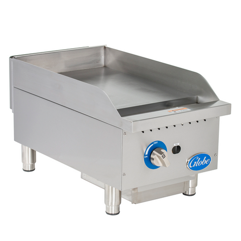 Globe GG15G 15 in Countertop Gas Griddle, 30,000 BTU