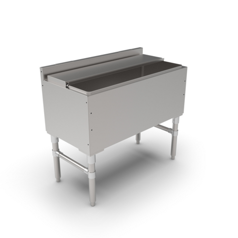 John Boos UBIB-1836-X 36" Underbar Ice Bin/Cocktail Unit, Stainless Steel