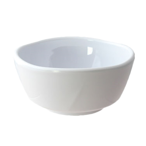 39055WT Thunder Group 19 Oz. Classic White Melemine Soup Bowl