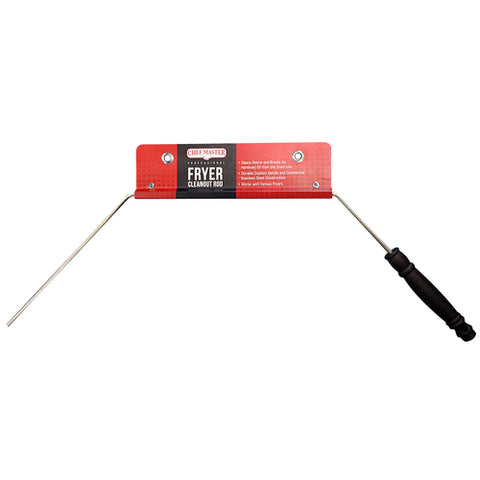 Chef Master 90055 Fryer Cleanout Rod, 30 in Stainless Steel
