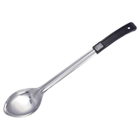 BHON-11 WincoBasting Spoon, 11" long, solid, with black plastic handle, stainless steel, Prime, NSF