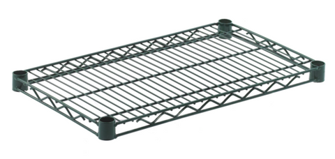 WS1424EG Enhanced Wire Shelf 14"W x 24"L Epoxy Coated