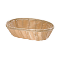 1174W Tablecraft 9" x 6" x 2-1/4" Beige Oval Rattan Basket-Tablecraft Products
