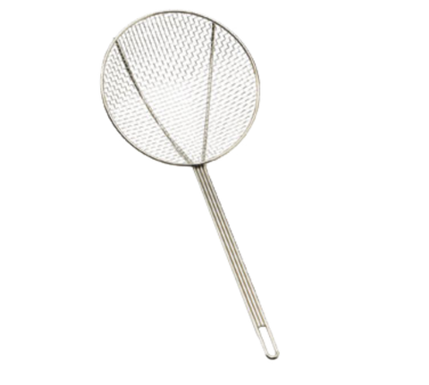 3306 TableCraft Products Round Mesh Skimmer, Nickel Plated, 6"-Tablecraft Products