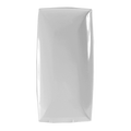 49168WT Thunder Group 16-1/8" x 8" Classic White Melamine Rectangular Tray-Thunder Group