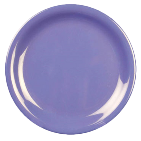 Thunder Group CR109BU 9 in Purple Melamine Narrow Rim Plate