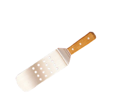 LT14P American Metalcraft 3" x 8" Round Perforated Blade Turner-American Metalcraft