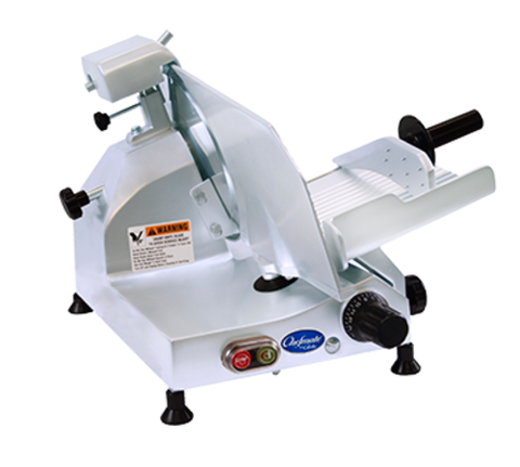 C10 Globe 10" Manual Gravity Feed Slicer-Globe