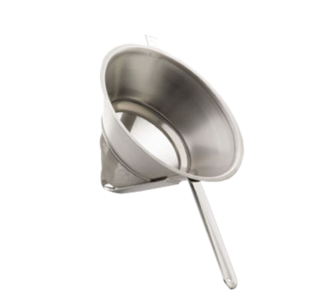 349 Tablecraft 2-1/2 Qt. Fine Mesh Stainless Steel Bouillon Strainer