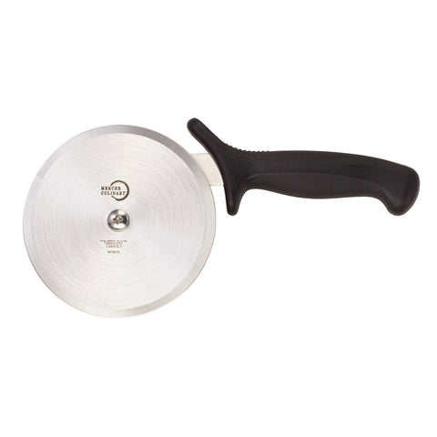 Mercer Culinary M18615BK Millennia 5" High Carbon Steel Pizza Cutter with Black Handle